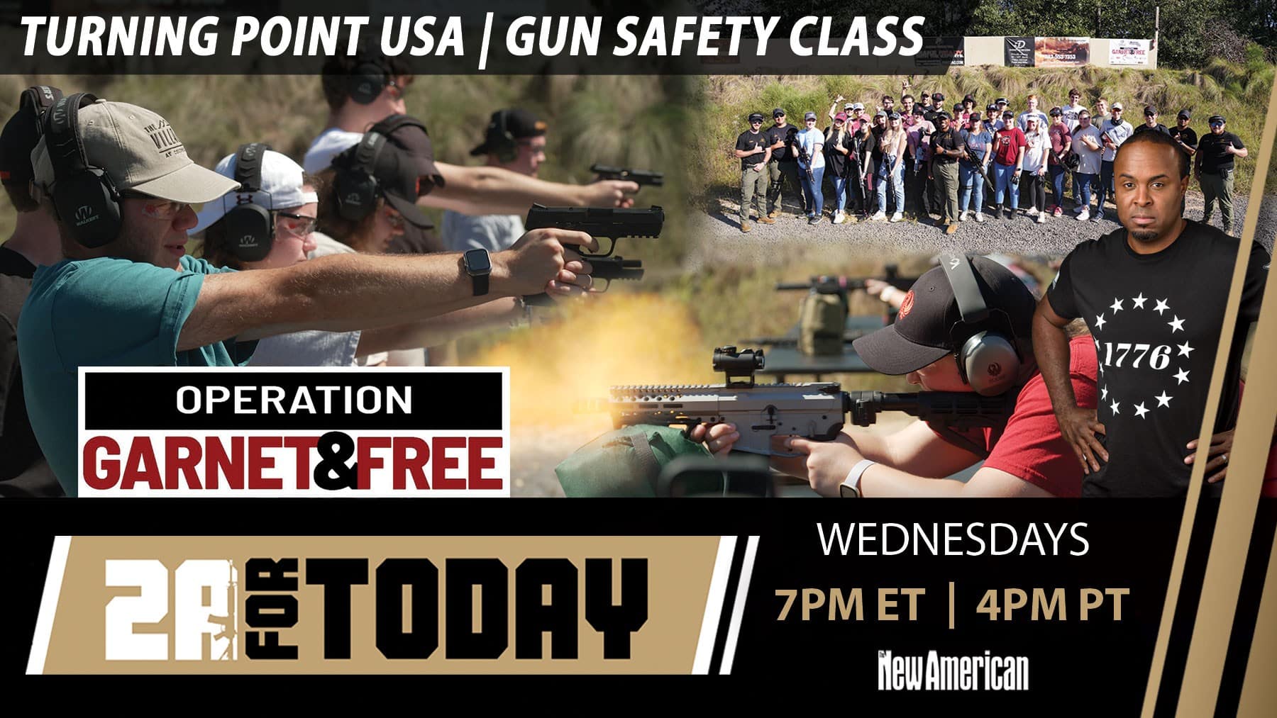 Operation GARNET & FREE | Turning Point USA/UofSC Gun Safety Class & Range Day