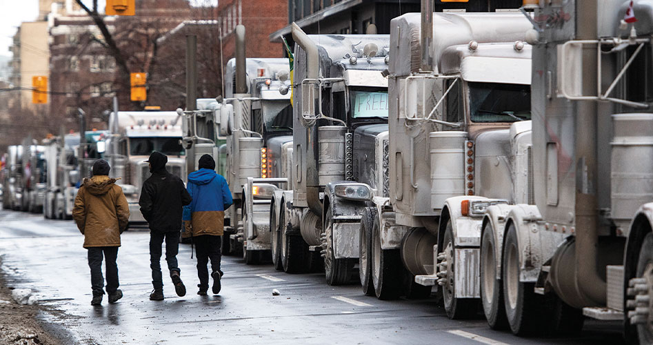 Truckers, Davos Elites, & Collapsing COVID Lies