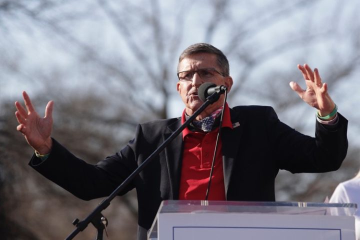 Gen. Flynn Assures Americans of Second Trump Term at D.C. Rally, Patriots & Antifa Clash at Night