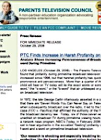 Surely You Jest: PTC Report Says TV Profanity Is Increasing