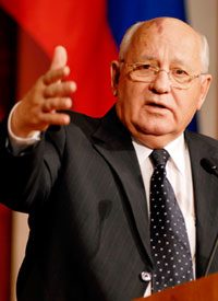Gorbachev Still to Receive Liberty Medal