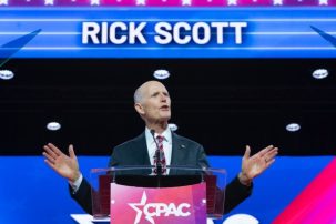 At CPAC, Rick Scott Hints Fight Against McConnell Isn’t Over