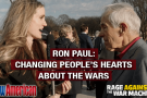 Veronika Kyrylenko interviews former Texas congressman Ron Paul at an anti-war rally in Washington in February. Veronika Kyrylenko interviews former Texas congressman Ron Paul at an anti-war rally in Washington in February.