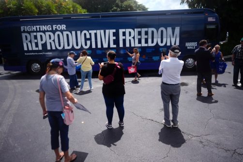 Harris Campaign Kicks Off “Reproductive Freedom Bus Tour”