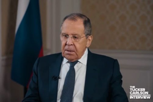 Tucker Carlson Interviews Russian Foreign Minister Lavrov