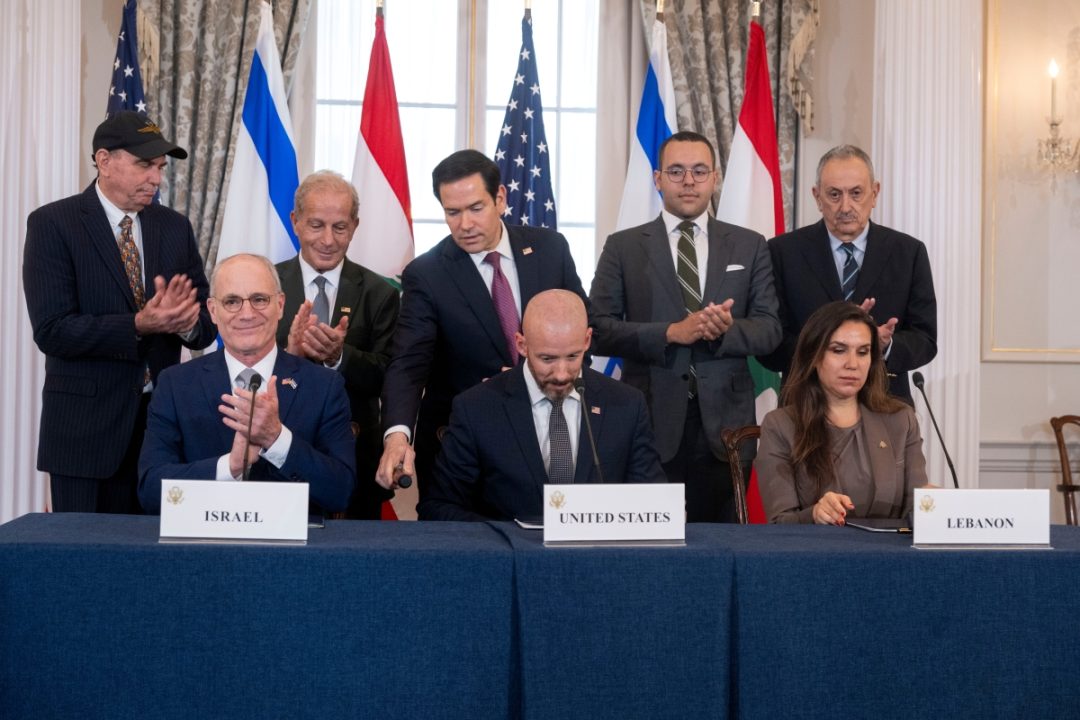 Israel-Lebanon Sign U.S.-brokered Peace “Framework”