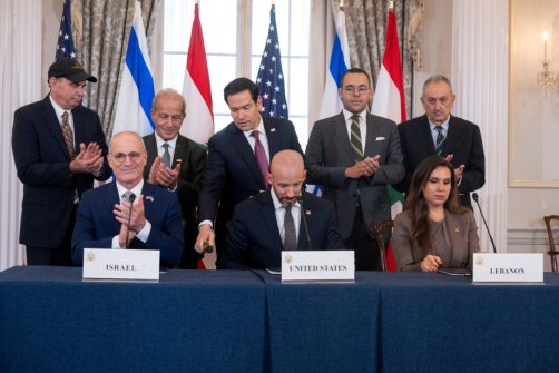 Israel-Lebanon Sign U.S.-brokered Peace “Framework”